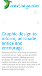 Mobile Screenshot of creativegeckos.com
